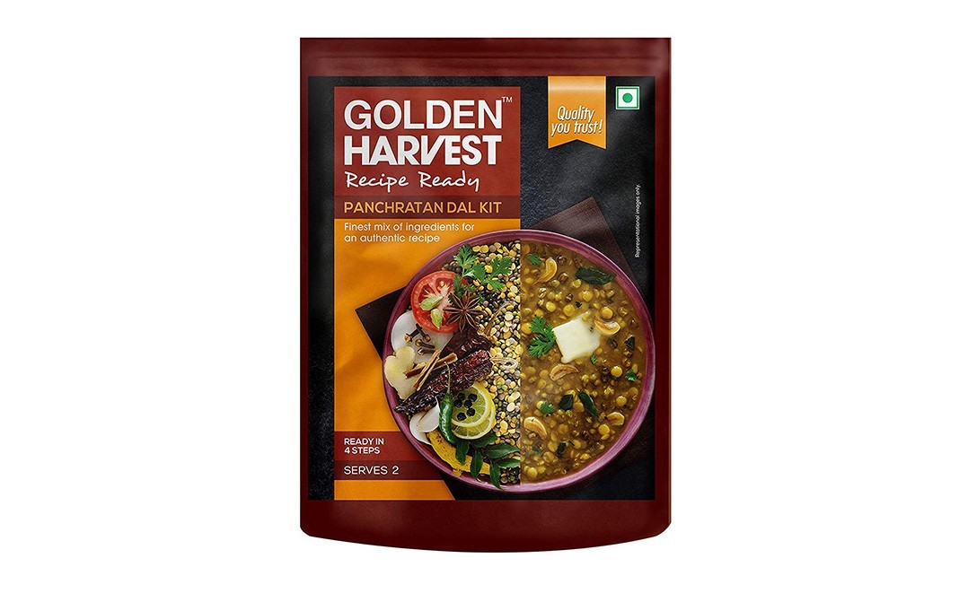 Golden Harvest Recipe Ready, Panchratan Dal Kit   Pack  95 grams